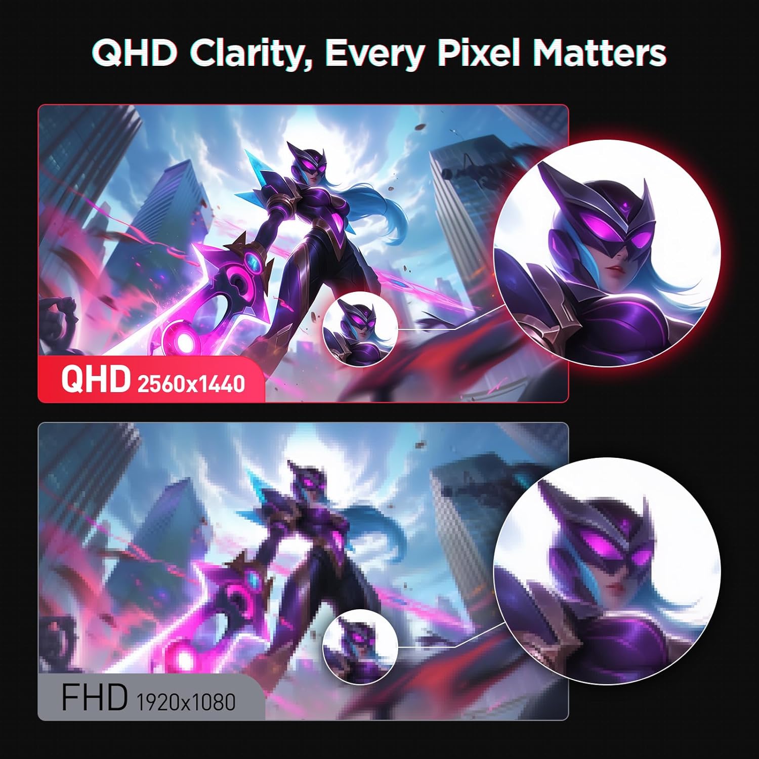 KOORUI G2722P 27-inch IPS QHD 200Hz Gaming Monitor