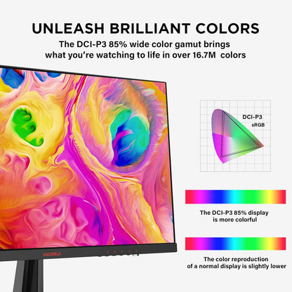 KOORUI 24E4 24-inch VA FHD 165Hz Gaming Monitor