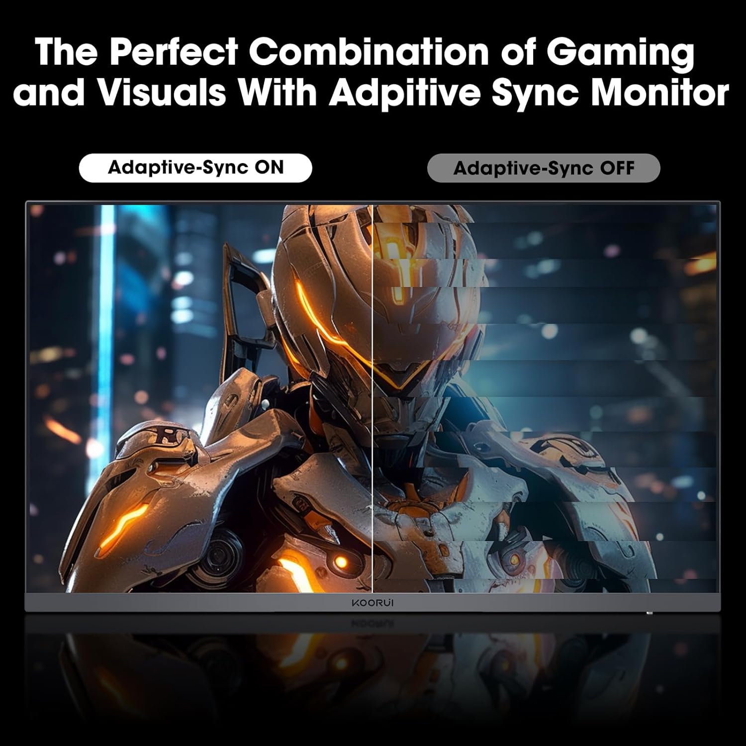 KOORUI 24E6CA 24-inch VA FHD 180Hz Curved Gaming Monitor