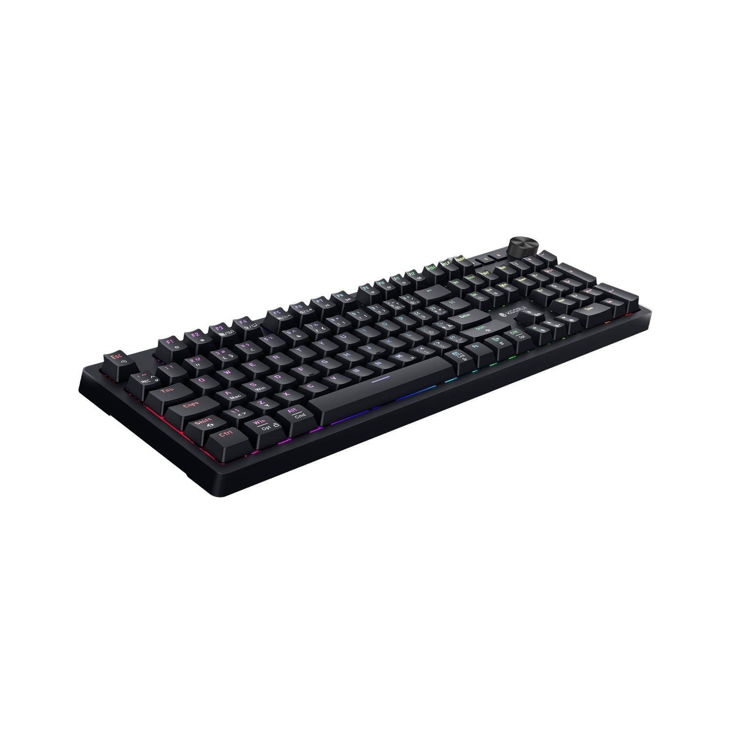 KOORUI MK104 Brown Wired Mechanical Gaming Keyboard